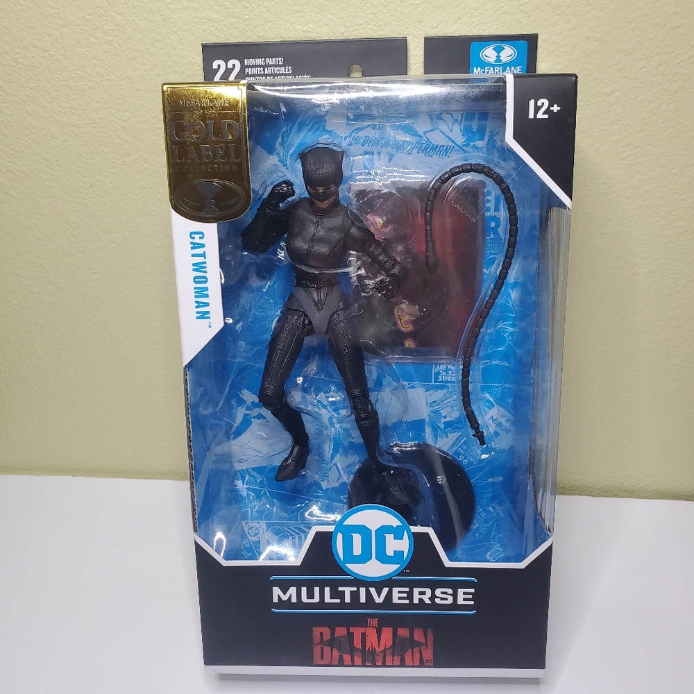 Catwoman 7" Gold Label The Batman DC Multiverse SEALED McFarlane
